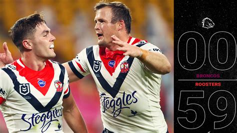 roosters vs broncos score